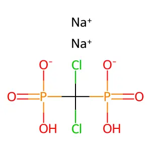 Clodronate Sodium structure