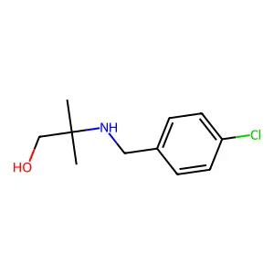2-[(4-Chlorobenzyl)amino]-2-methyl-1-propanol structure