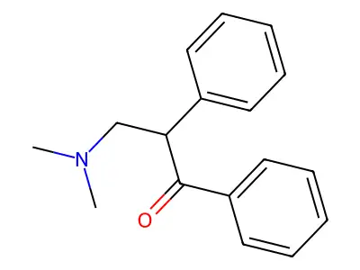 3-Dimethylamino-1,2-diphenyl-propan-1-one structure