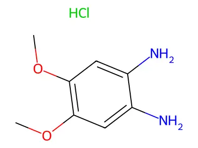 1,2-Diamino-4,5-dimethoxybenzene structure