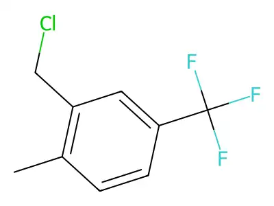 2-(Chloromethyl)-1-methyl-4-(trifluoromethyl)benzene structure