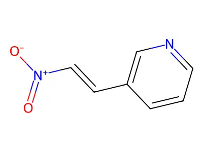 Pyridine, 3-(2-nitroethenyl)- structure