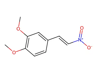3,4-Dimethoxy-beta-nitrostyrene structure