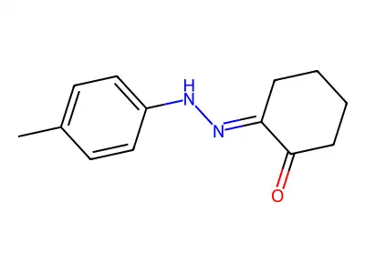 2-[2-(4-Methylphenyl)hydrazin-1-ylidene]cyclohexan-1-one structure