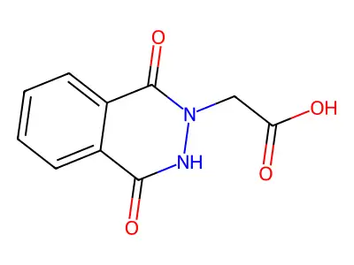 (1,4-dioxo-3,4-dihydrophthalazin-2(1H)-yl)acetic acid structure