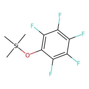 Silane, trimethyl(pentafluorophenoxy)- structure