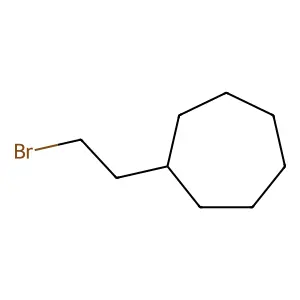 (2-Bromoethyl)cycloheptane structure