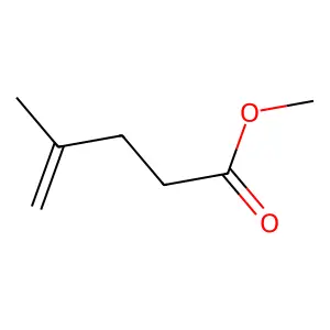 4-Pentenoic acid, 4-methyl-, methyl ester structure