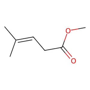 3-Pentenoic acid, 4-methyl-, methyl ester structure