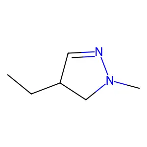 2-Pyrazoline, 4-ethyl-1-methyl- structure