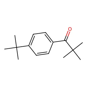 p-Tert-butylpivalophenone structure