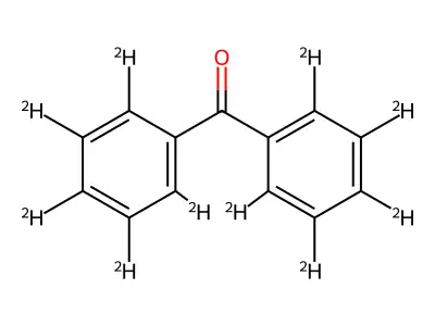 (2H10)Benzophenone structure