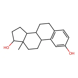 Estra-1,3,5(10)-triene-2,17-diol, (17beta)- structure