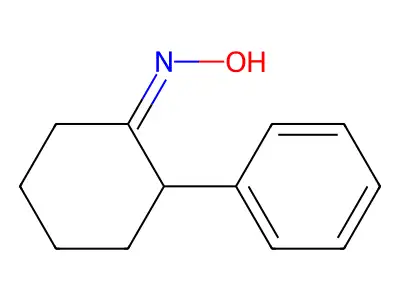 2-Phenylcyclohex-anone oxime structure