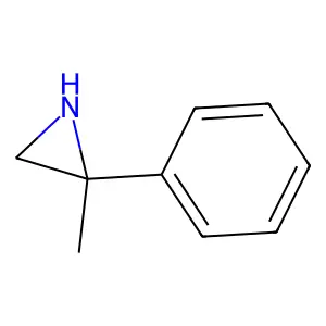 2-Methyl-2-phenylaziridine structure