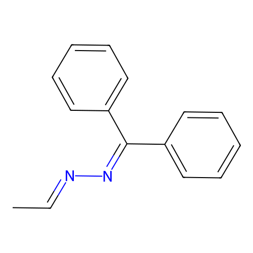 Acetaldehyde, azine with benzophenone structure