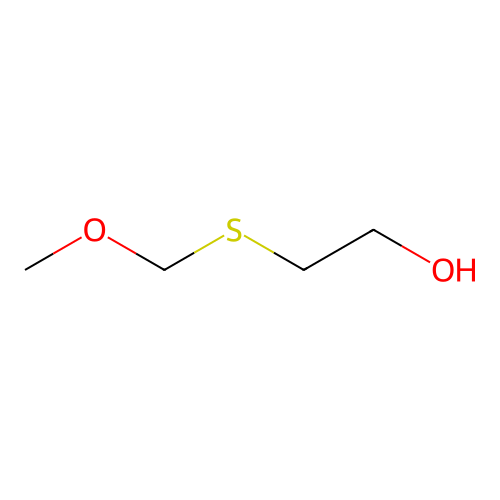 Methoxymethyl 2-hydroxyethyl sulfide structure