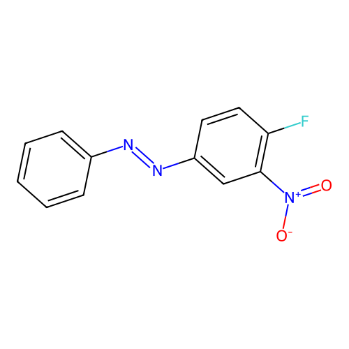 Diazene, (4-fluoro-3-nitrophenyl)phenyl- structure