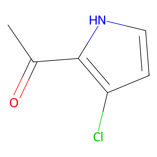 InChI=1/C6H6ClNO/c1-4(9)6-5(7)2-3-8-6/h2-3,8H,1H structure