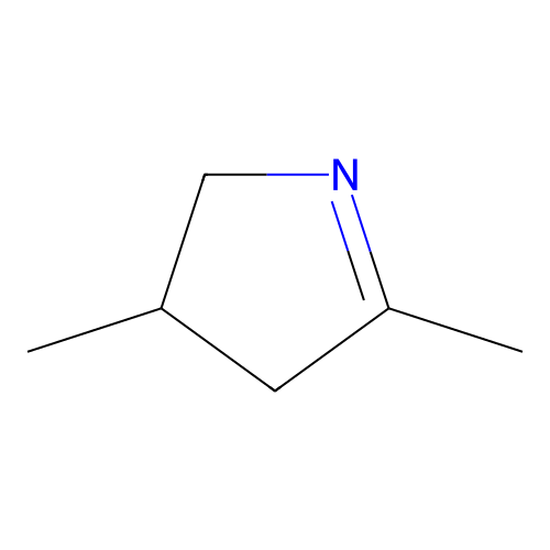 3,5-dimethyl-3,4-dihydro-2H-pyrrole structure