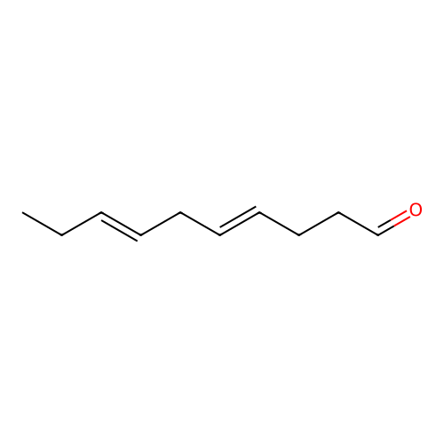 4,7-Decadienal, (4E,7E)- structure