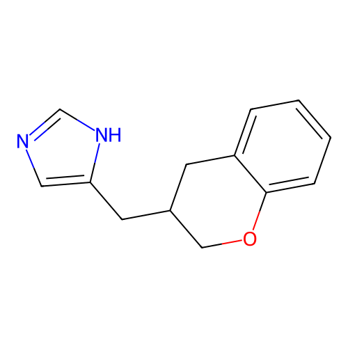 5-(3,4-dihydro-2H-chromen-3-ylmethyl)-1H-imidazole structure