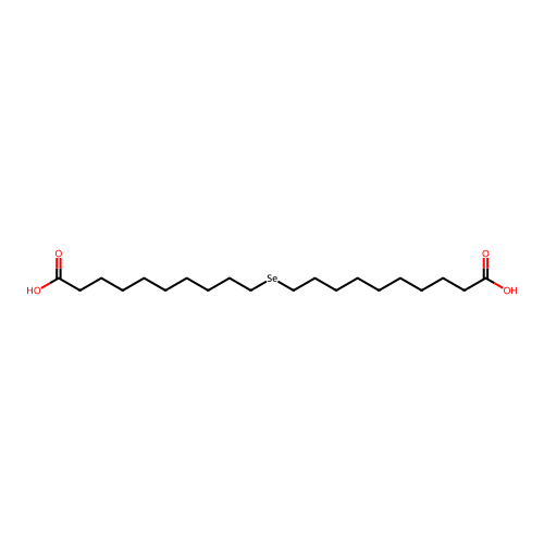 Decanoic acid, 10,10'-selenodi- structure