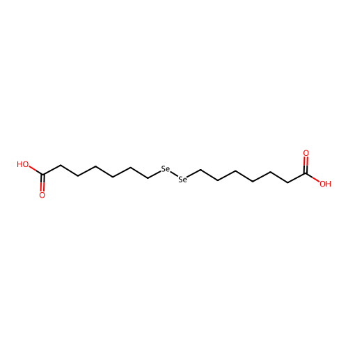 Heptanoic acid, 7,7'-diselenodi- structure