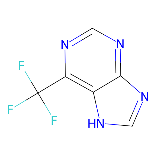 6-(trifluoromethyl)-7H-purine structure