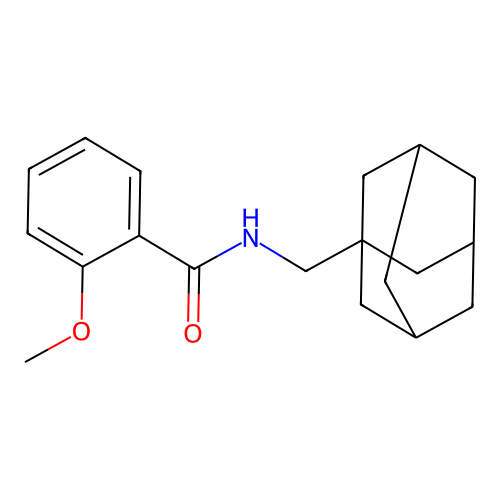 N-[(adamantan-1-yl)methyl]-2-methoxybenzamide structure