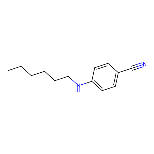 4-(Hexylamino)benzonitrile structure
