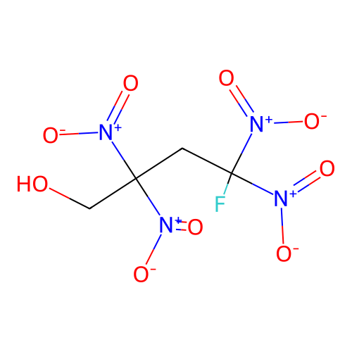4-Fluoro-2,2,4,4-tetranitrobutan-1-ol structure