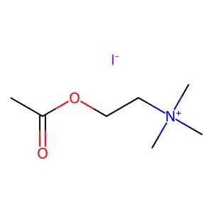 碘化乙酰胆碱 structure