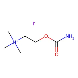 Ethanaminium, 2-((aminocarbonyl)oxy)-N,N,N-trimethyl-, iodide (1:1) structure