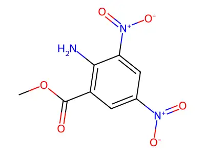 Methyl 2-amino-3,5-dinitrobenzoate structure