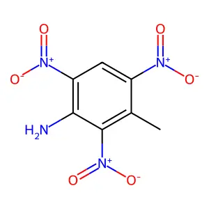 3-Methyl-2,4,6-trinitroaniline structure