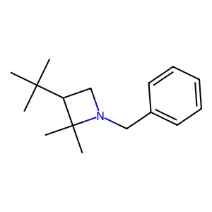 1-Benzyl-3-tert-butyl-2,2-dimethylazetidine structure