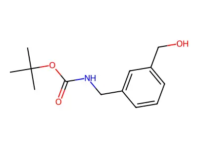 tert-Butyl 3-(hydroxymethyl)benzylcarbamate structure