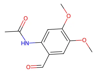 N-(2-Formyl-4,5-dimethoxy-phenyl)-acetamide structure