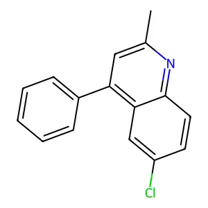 6-Chloro-2-methyl-4-phenyl-quinoline structure