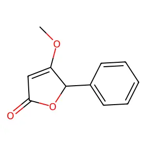 4-Methoxy-5-phenyl-2(5H)-furanone structure