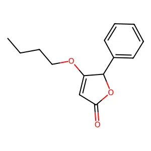 3-butoxy-2-phenyl-2H-furan-5-one structure