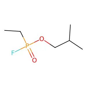 Isobutyl ethylphosphonofluoridate structure