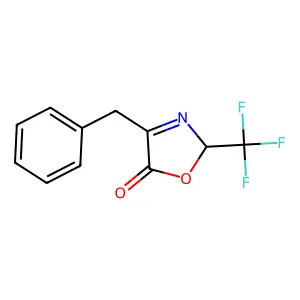 5(2H)-Oxazolone, 4-(phenylmethyl)-2-(trifluoromethyl)- structure