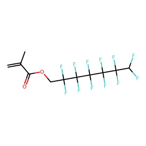 2,2,3,3,4,4,5,5,6,6,7,7-Dodecafluoroheptyl methacrylate structure