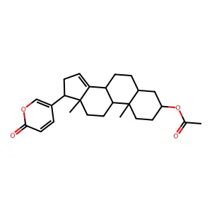 3-(Acetyloxy)bufa-14,20,22-trienolide structure