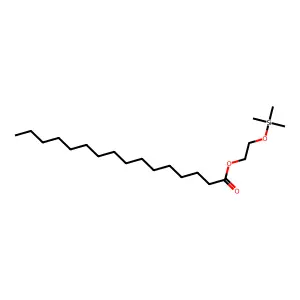 2-[(Trimethylsilyl)oxy]ethyl palmitate structure