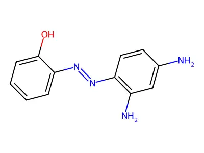 2-[(2,4-Diaminophenyl)diazenyl]phenol structure