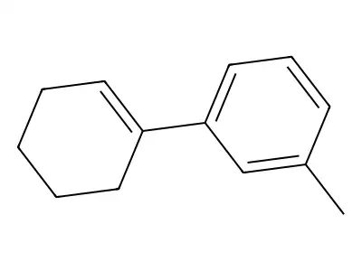m-Cyclohexen-1-yltoluene structure
