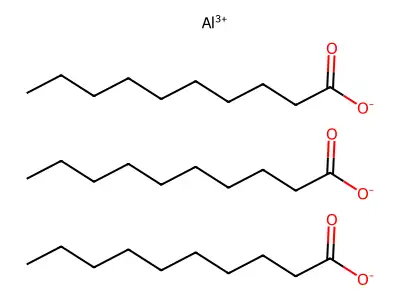 Aluminum caprate structure